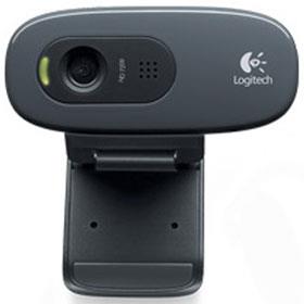 Logitech C270 HD Webcam + mono Headset